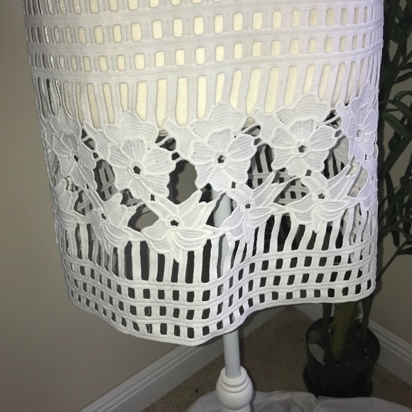 Feratelli Long White Cut Out Cardigan S - Picture 6 of 7